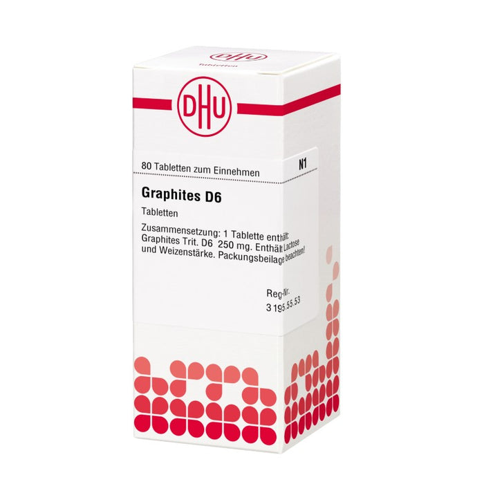 DHU Graphites D6 Tabletten, 80 St. Tabletten