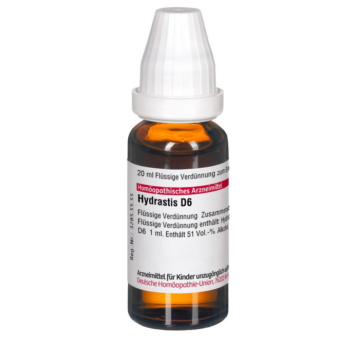 DHU Hydrastis D6 Dilution, 20 ml Lösung