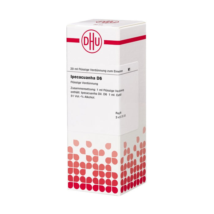 DHU Ipecacuanha D6 Dilution, 20 ml Lösung