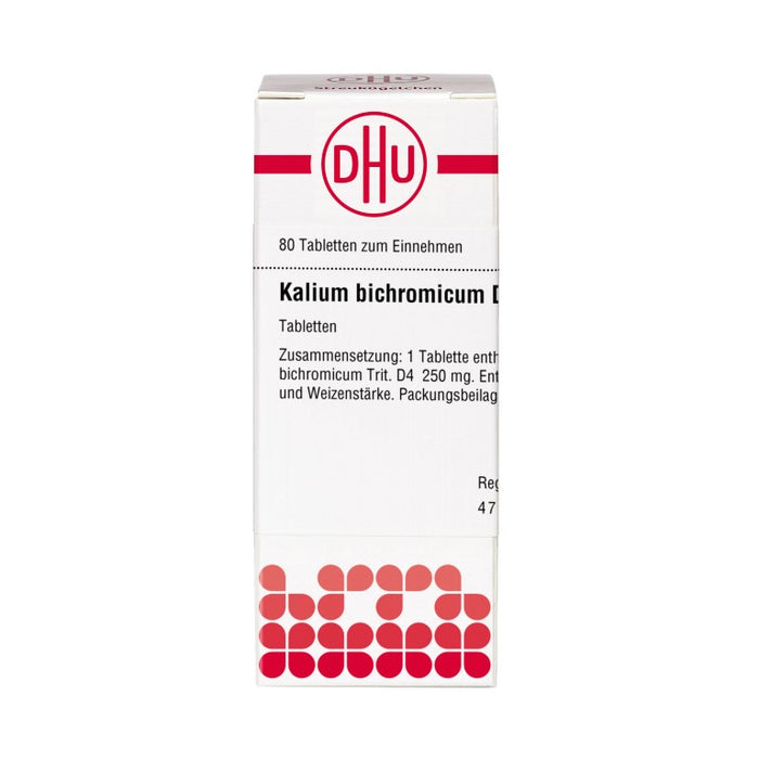 DHU Kalium bichromicum D4 Tabletten, 80 pc Tablettes