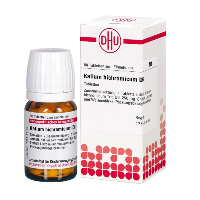 DHU Kalium bichromicum D6 Tabletten, 80 pc Tablettes