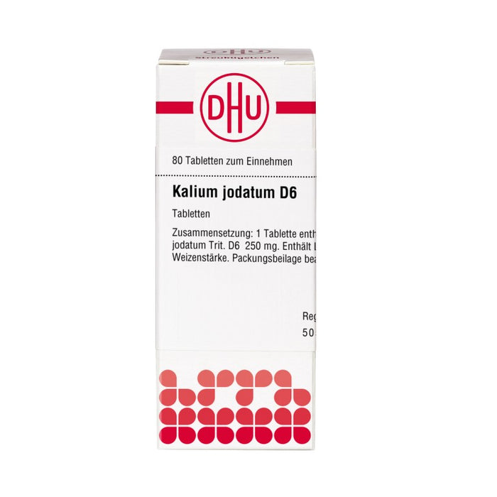 DHU Kalium jodatum D6 Tabletten, 80 pc Tablettes