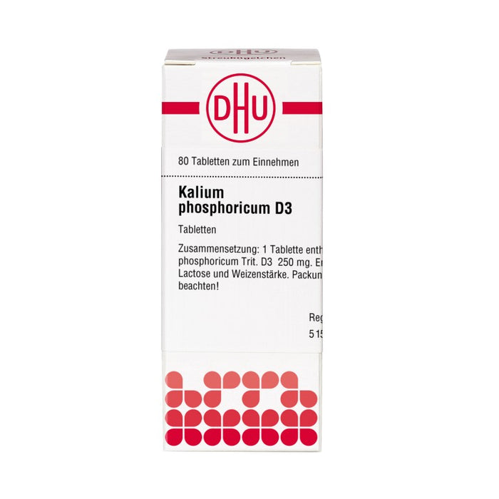 DHU Kalium phosphoricum D3 Tabletten, 80 St. Tabletten