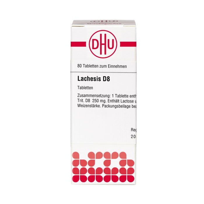 DHU Lachesis D8 Tabletten, 80 pc Tablettes