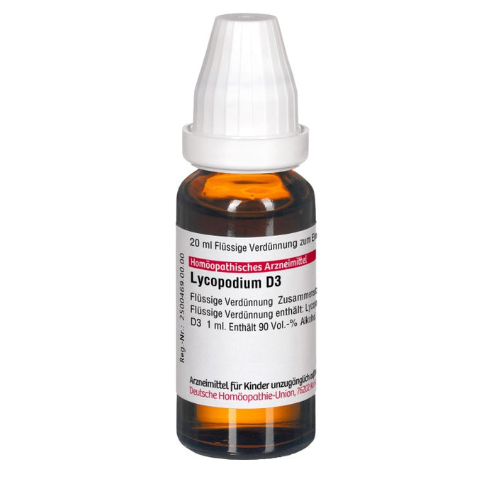 DHU Lycopodium D3 Dilution, 20 ml Lösung