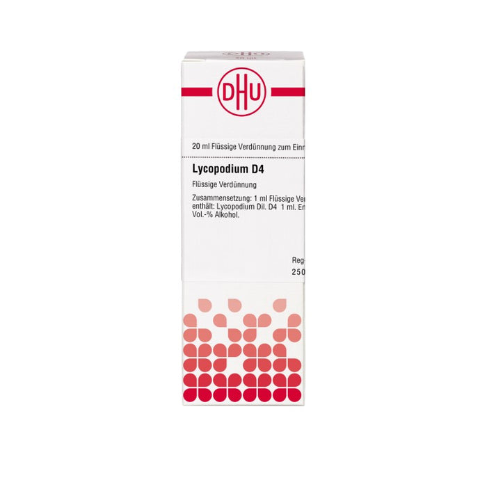 DHU Lycopodium D4 Dilution, 20 ml Lösung