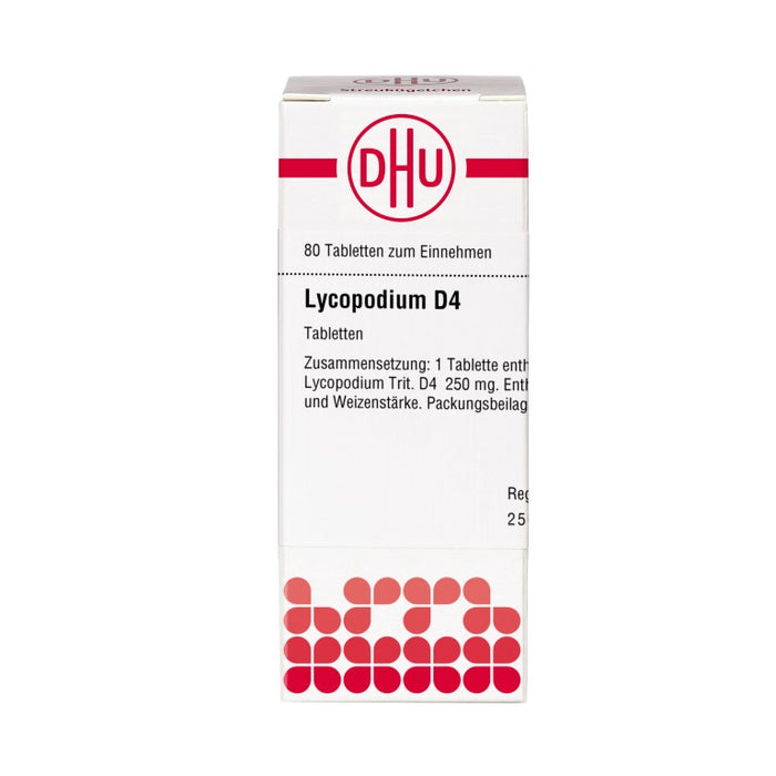 DHU Lycopodium D4 Tabletten, 80 pc Tablettes