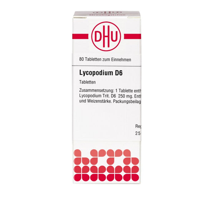 DHU Lycopodium D6 Tabletten, 80 St. Tabletten