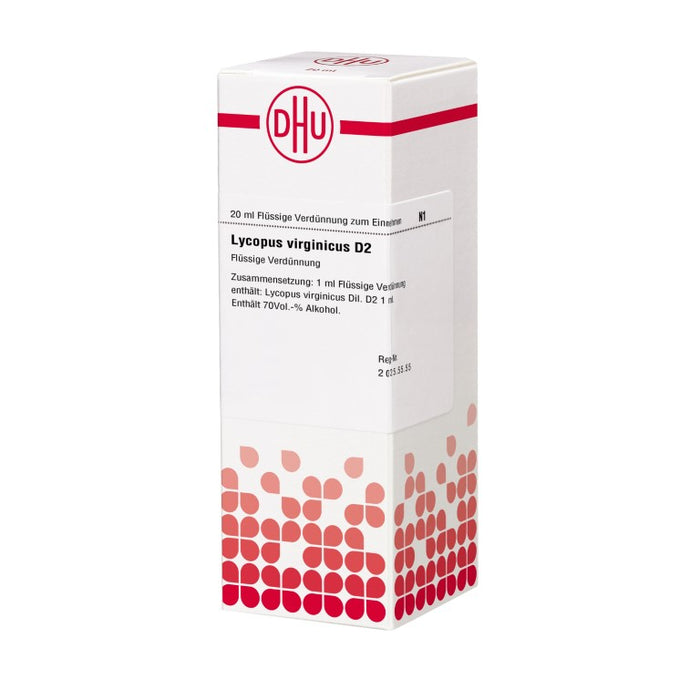 DHU Lycopus virginicus D2 Dilution, 20 ml Lösung