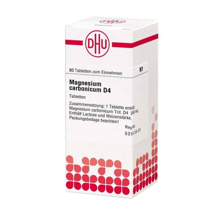 DHU Magnesium carbonicum D 4 Tabletten, 80 pc Tablettes