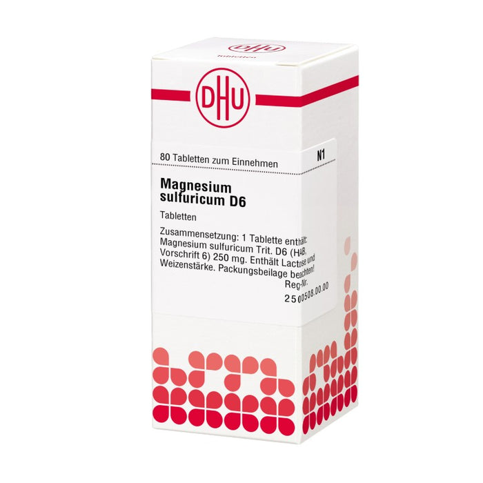 DHU Magnesium sulfuricum D6 Tabletten, 80 pc Tablettes