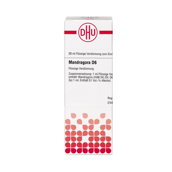 DHU Mandragora D6 Dilution, 20 ml Lösung