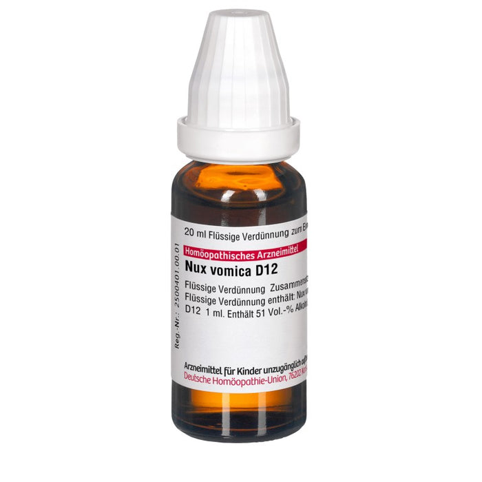 DHU Nux vomica D12 Dilution, 20 ml Lösung