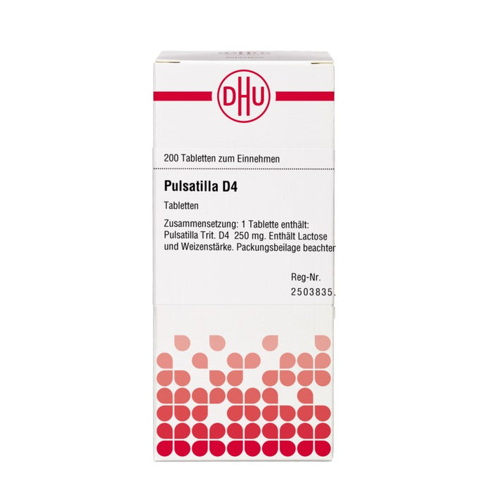 DHU Pulsatilla D4 Tabletten, 200 St. Tabletten