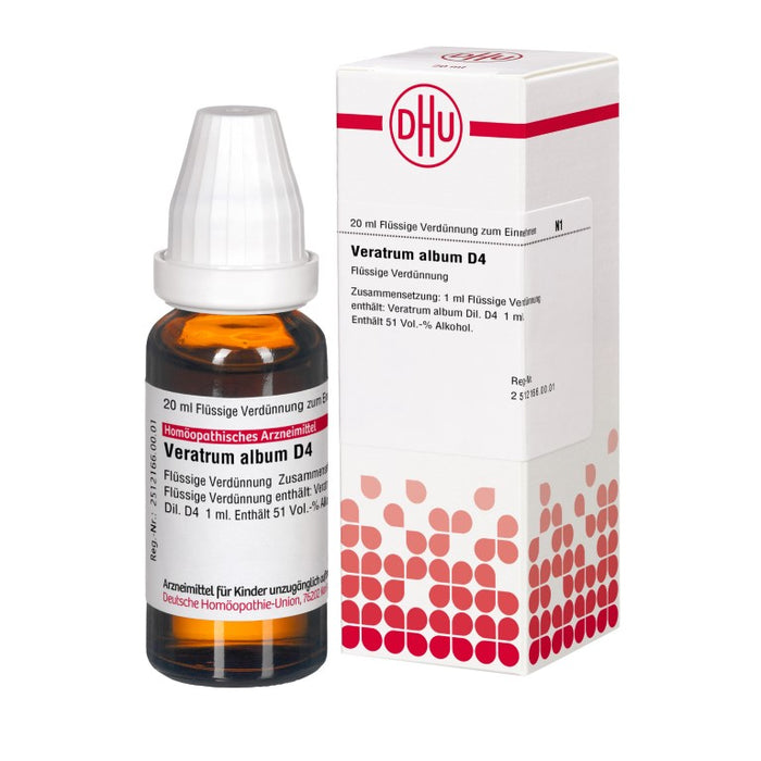 Veratrum album D4 DHU Dilution, 20 ml Lösung