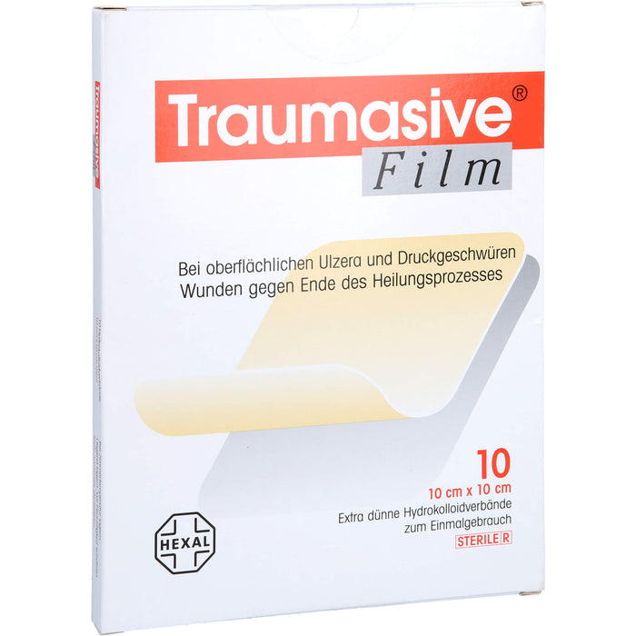 Traumasive Film 10 cm x 10 cm Hydrokolloidverband, 10 pcs. Wound dressings