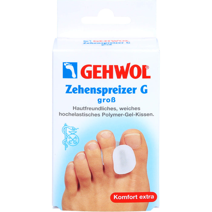 GEHWOL Zehenspreizer G groß hochelastisches Polymer-Gel-Kissen, 3 pc Pansement