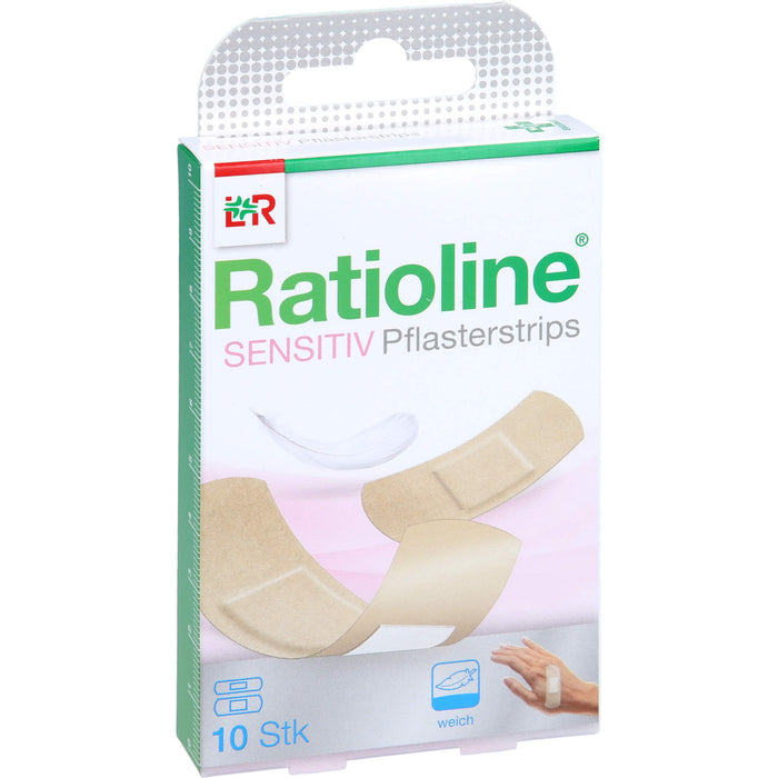 Ratioline sensitive Pflasterstrips 2 Größen, 10 pcs. Patch