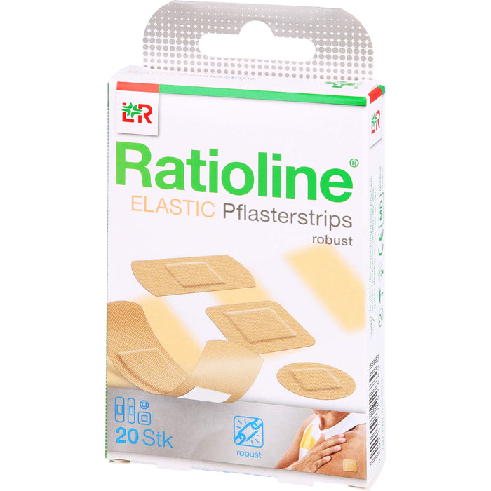 Ratioline Pflasterstrips elastic, 20 St. Pflaster