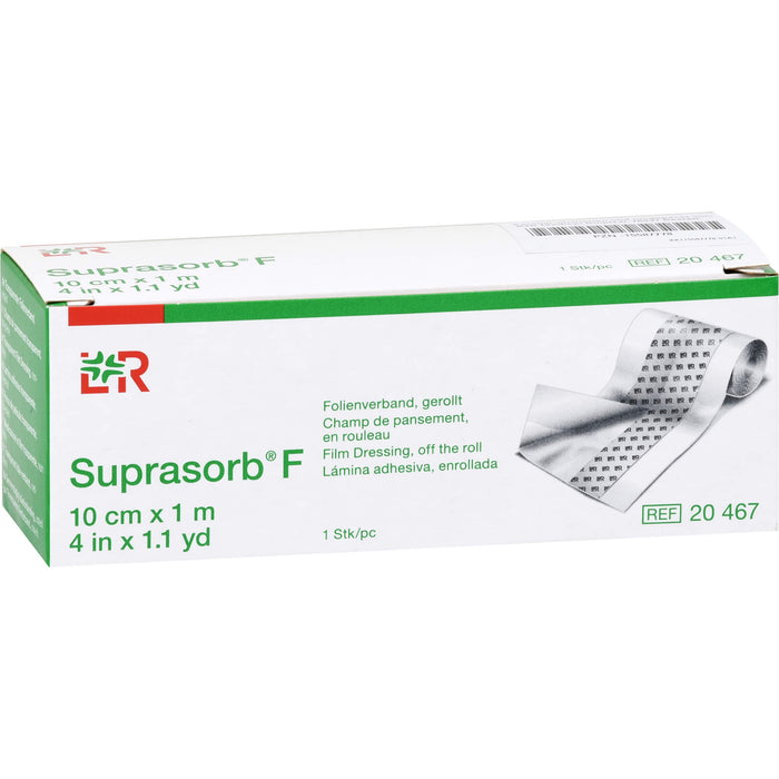 Suprasorb F 10 cm x 1 m Folienverband gerollt, 1 pc Paquet