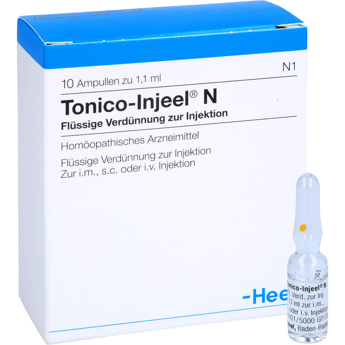 Tonico-Injeel N Inj.-Lsg., 10 St. Ampullen