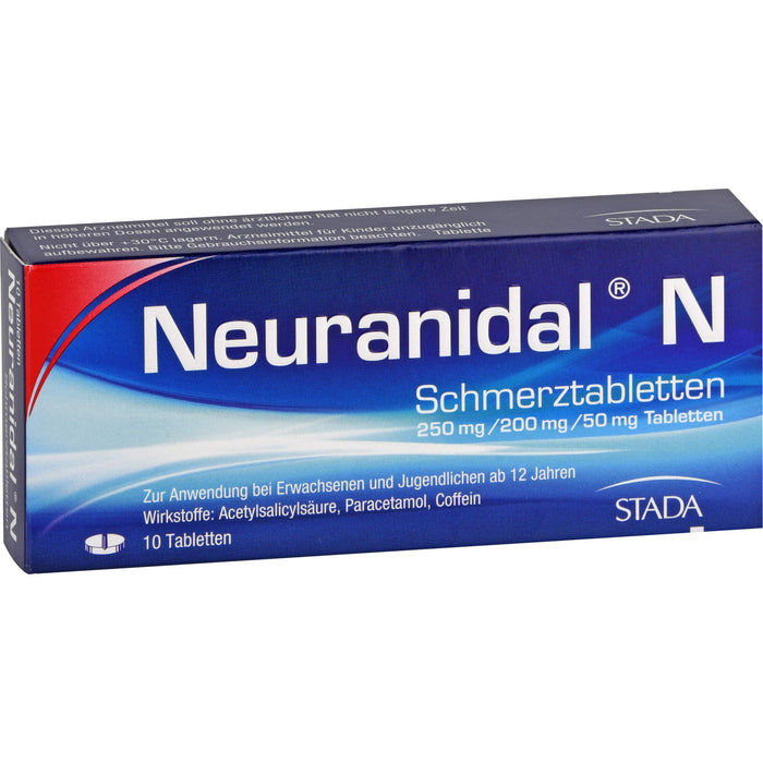 Neuranidal N Schmerztabletten, 10 St. Tabletten