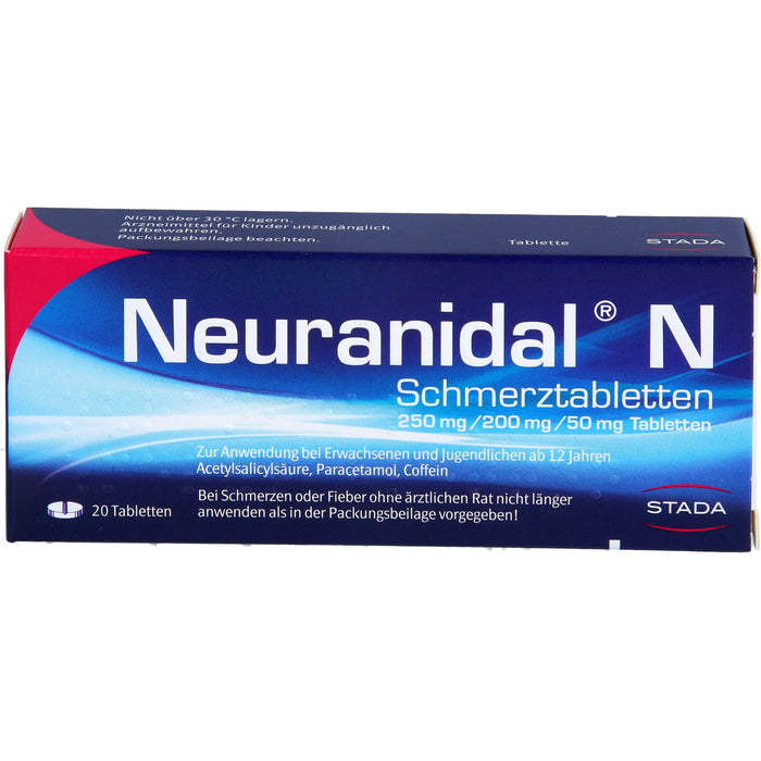 Neuranidal N Schmerztabletten, 20 pc Tablettes