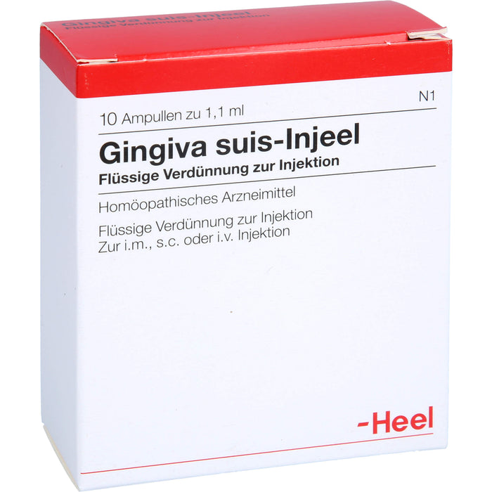 Gingiva suis-Injeel Ampullen, 10 St. Ampullen