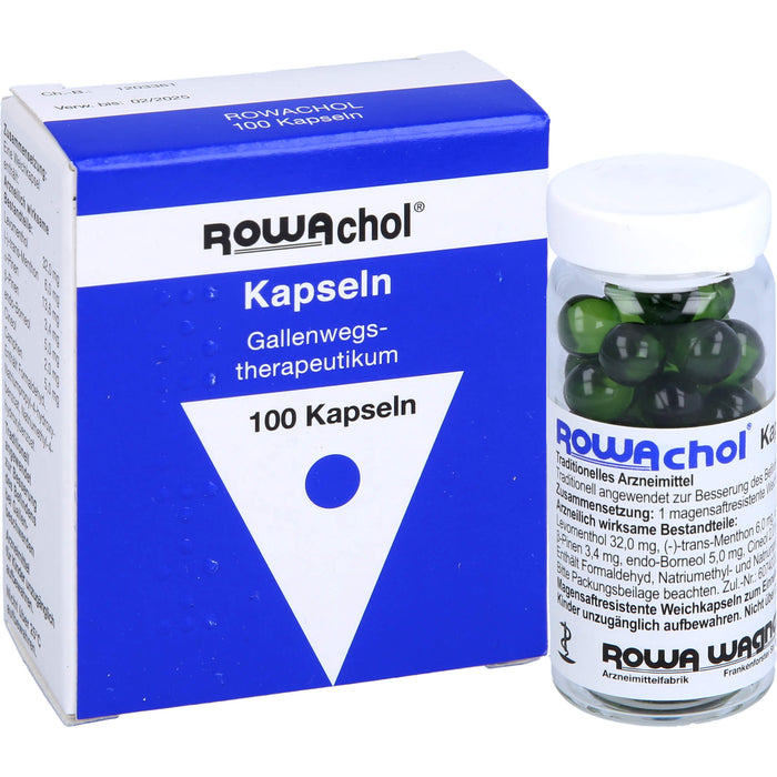 ROWAchol Kapseln Gallenwegstherapeutikum, 100 pcs. Capsules