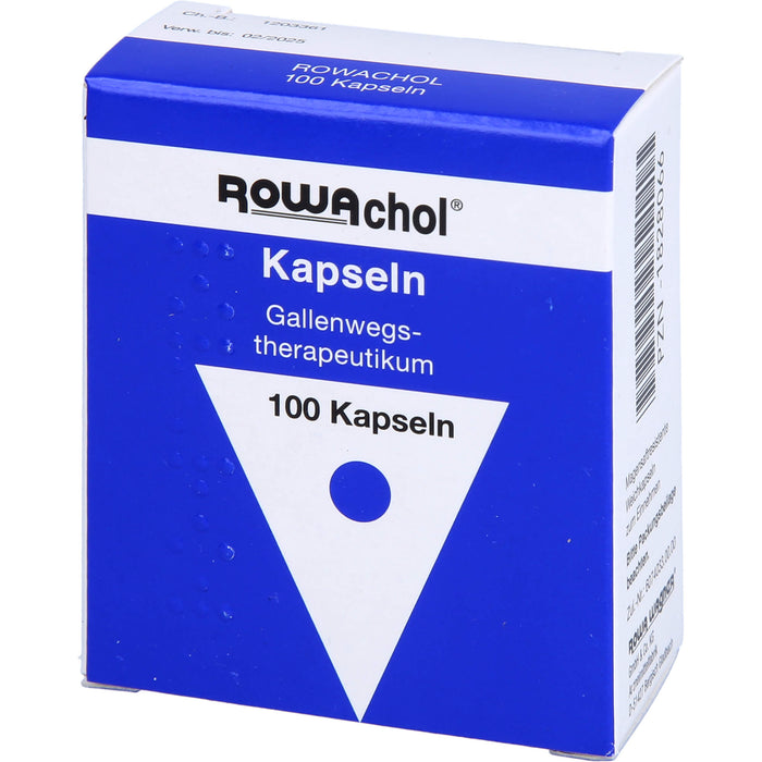 ROWAchol Kapseln Gallenwegstherapeutikum, 100 pcs. Capsules