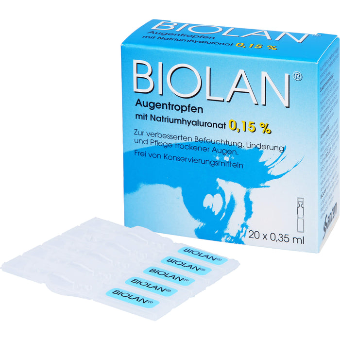 Biolan Augentropfen, 20 ml Single-dose pipettes