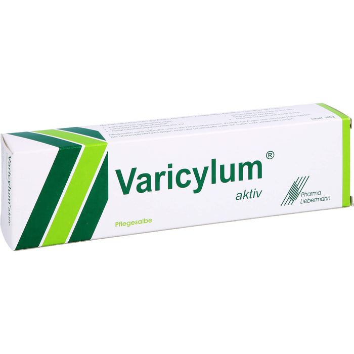 Varicylum aktiv Pflegesalbe zur Venenpflege und Unterstützung bei stumpfen Sportverletzungen, 100 g Onguent