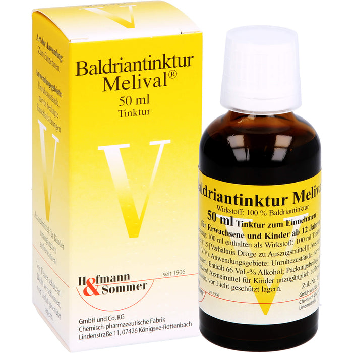 Baldriantinktur Melival, 50 ml TIN