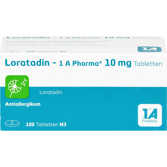 Loratadin - 1 A Pharma, 10 mg Tabletten, 100 pc Tablettes