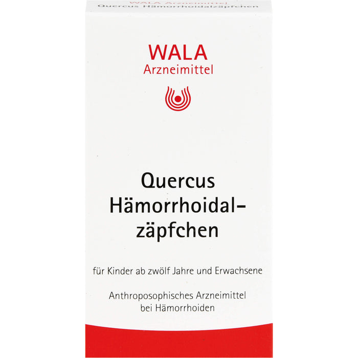 WALA Quercus Haemorrhoidalzäpfchen, 10 pcs. Suppositories