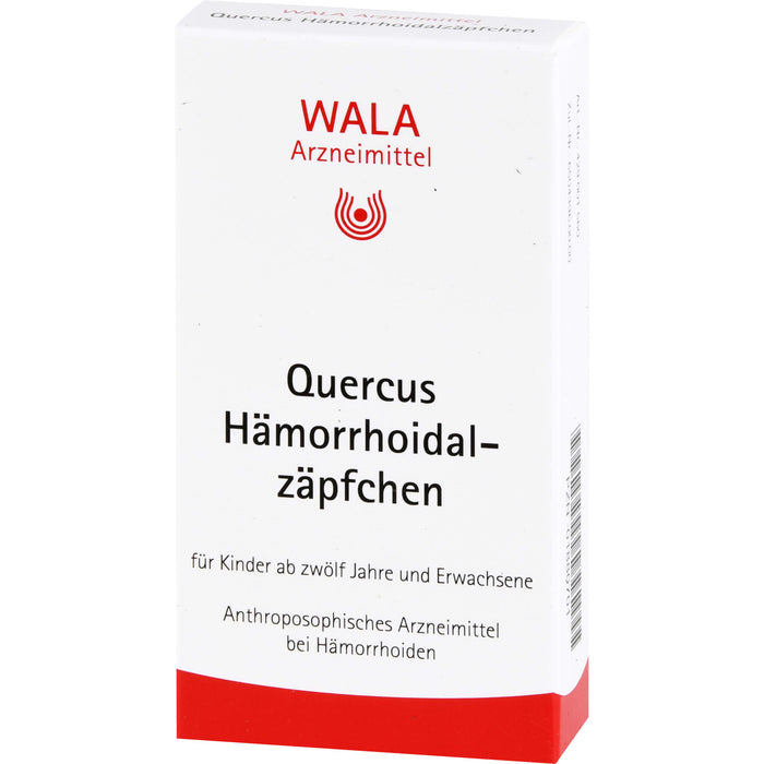 WALA Quercus Haemorrhoidalzäpfchen, 10 St. Zäpfchen