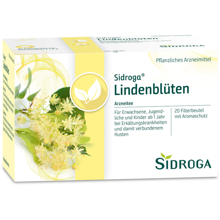 Sidroga Lindenblüten Arzneitee mit Aromaschutz, 20 pcs. Sachets