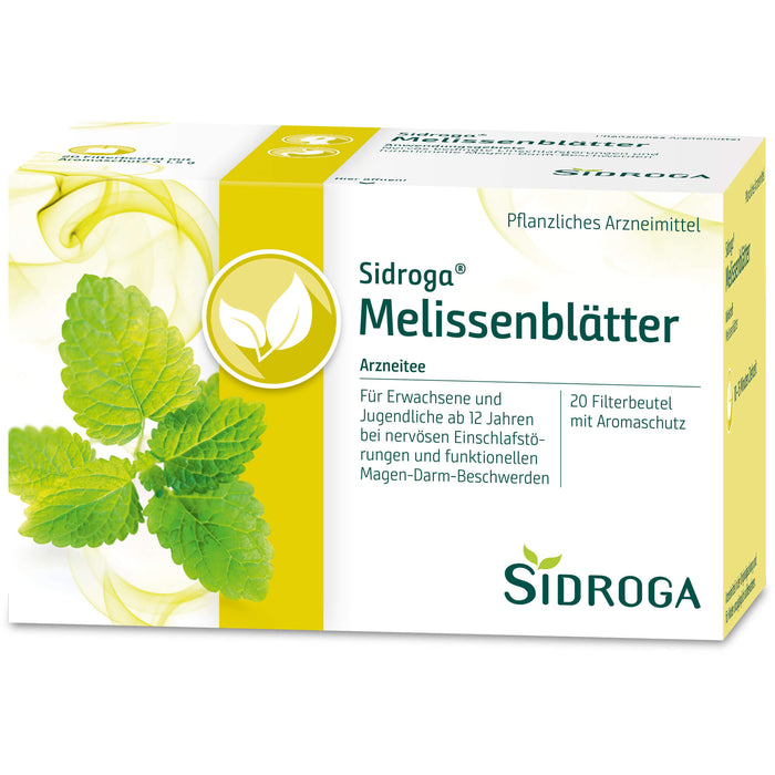 Sidroga Melissenblätter Heilpflanzentee, 20 pc Sac filtrant