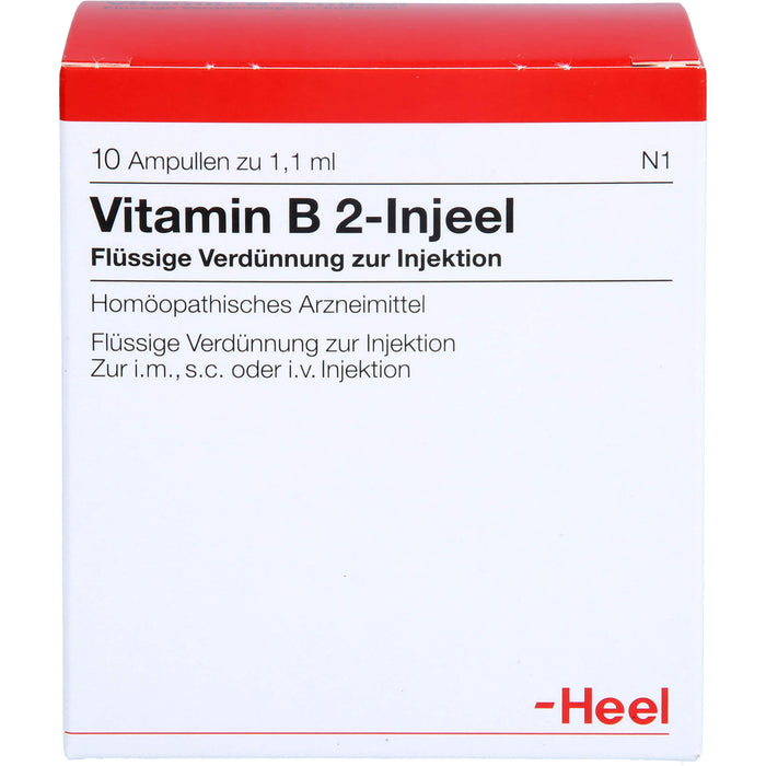 Heel Vitamin B2 Injeel Ampullen, 10 pcs. Ampoules