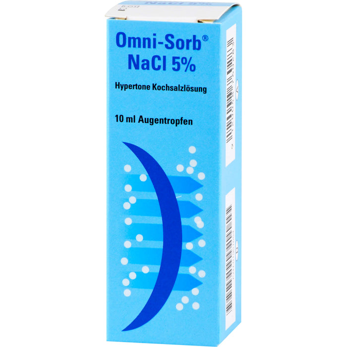 Omni-Sorb Augentropfen zur Entquellung von Hornhautödemen  und zur Wiederherstellung des osmotischen Hornhautgleichgewichts, 10 ml Solution