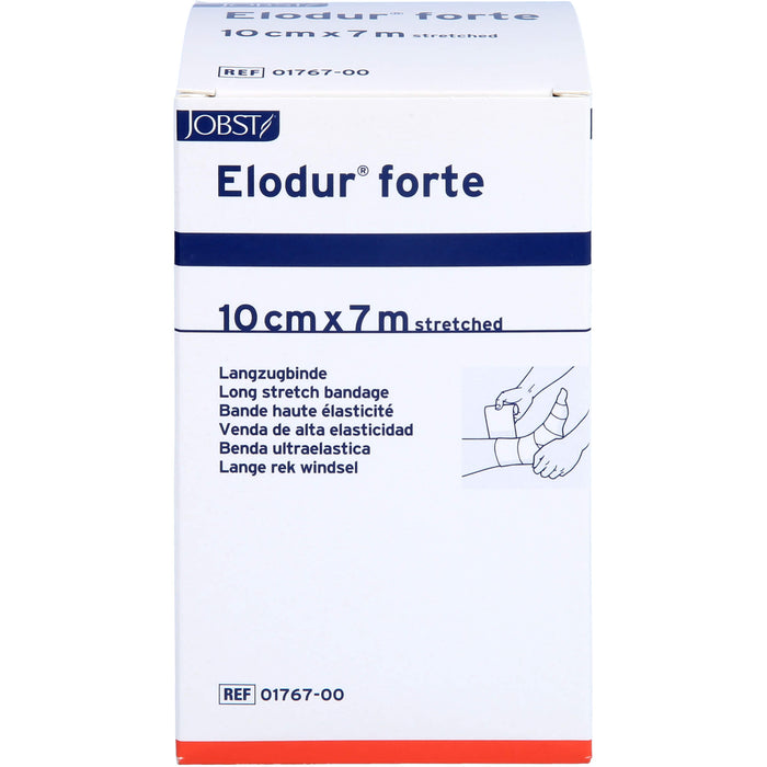 Elodur forte 10 cm x 7 m Langzugbinde zur Verwendung als Stütz- und Entlastungsverband, 1 pc Bandage