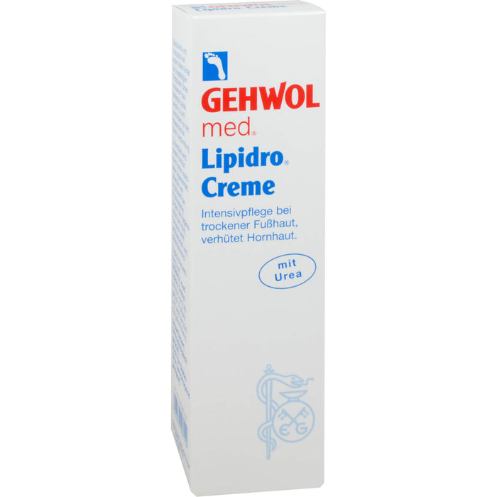 GEHWOL med Lipidro-Creme für die natürliche Hydro-Lipid-Balance der Fußhaut, 125 ml Cream