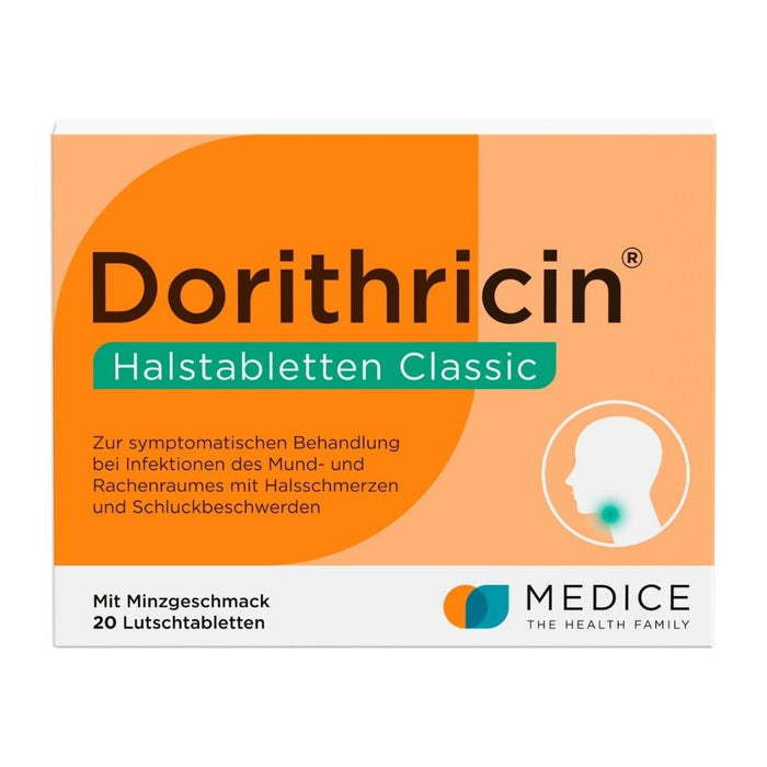 Dorithricin Halstabletten Classic, 20 St. Tabletten