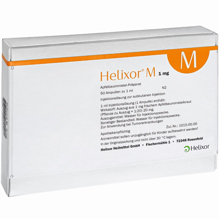 Helixor M 1 mg, 50 pc Ampoules