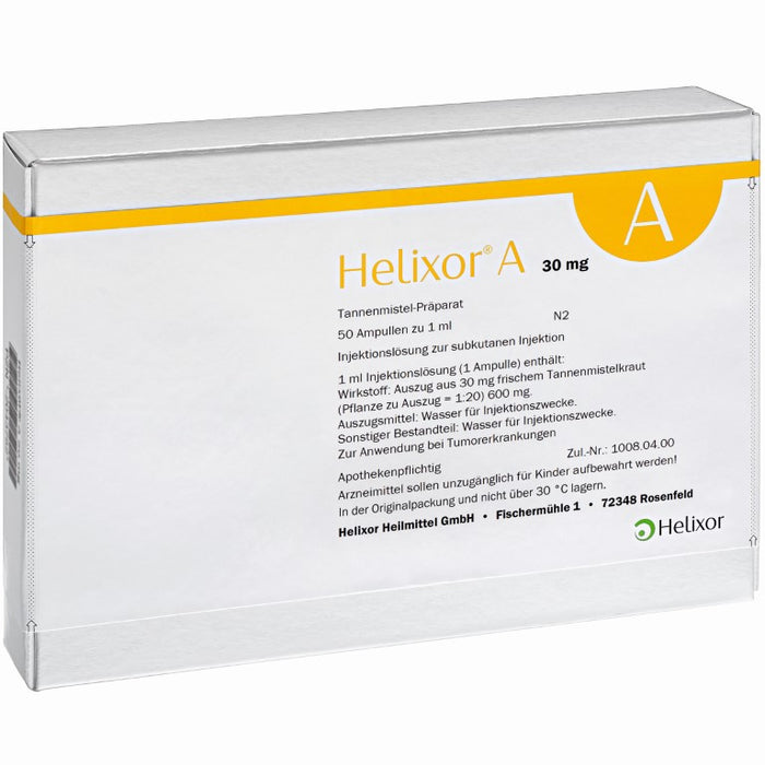 Helixor A 30 mg, 50 pc Ampoules