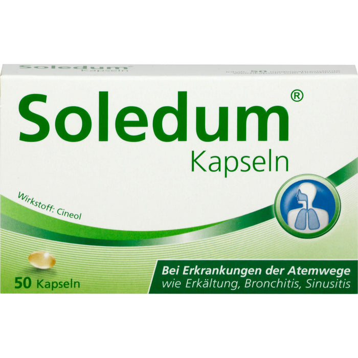 Soledum Kapseln bei Erkrankungen der Atemwege, 50 pc Capsules