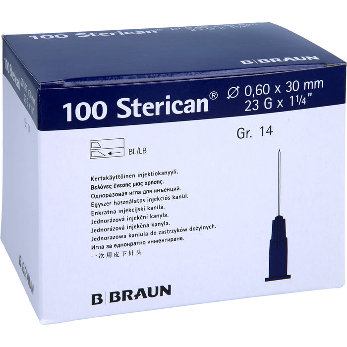 B. BRAUN Sterican Insulinkanüle 0,60 x 30 mm, 100 St. Kanülen