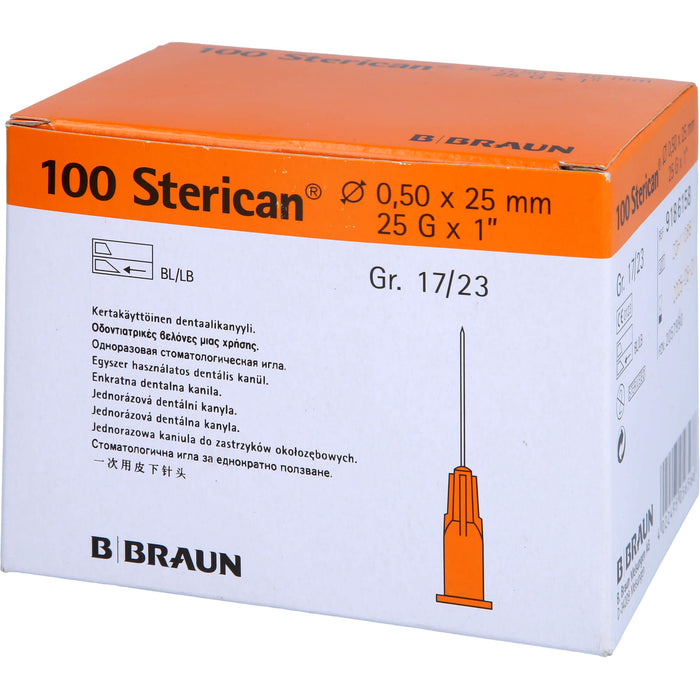 STERICAN DENT KA L 0,5X25, 100 St KAN