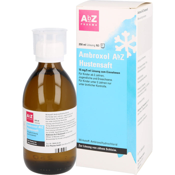 Ambroxol AbZ Hustensaft 15 mg/5 ml, 250 ml Solution