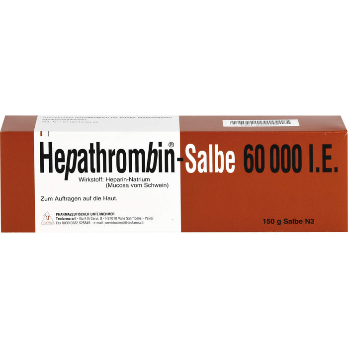 Hepathrombin Salbe 60 000 I.E., 150 g Onguent